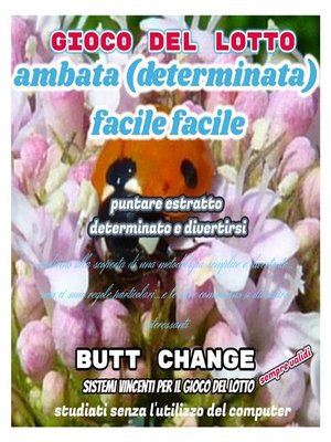 cover image of Gioco del lotto--AMBATA (determinata) facile facile [Mat Marlin]